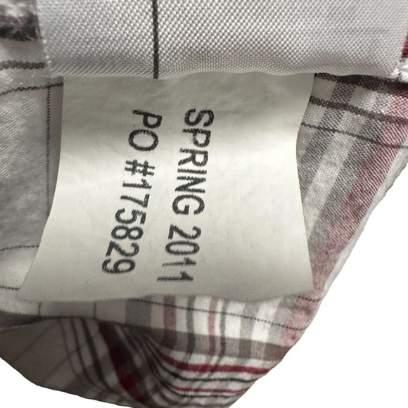 Carhartt Plaid Shirt Mens 2XL Casual Button Up Short Sleeve Chest Pocket - Picture 5 of 9